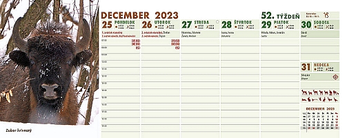 Stolový kalendár Poľovník 2024 2