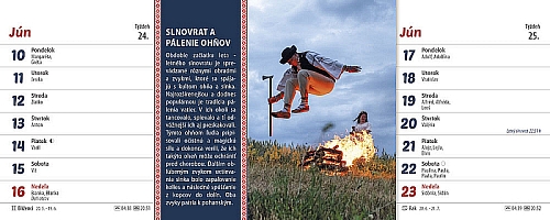 Stolový kalendár Zvyky a tradície 2024 2