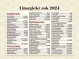 Stolový kalendár Katolícky 2024 1