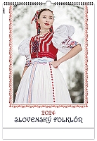 Nástenný kalendár SLOVENSKÝ FOLKLÓR 2024
