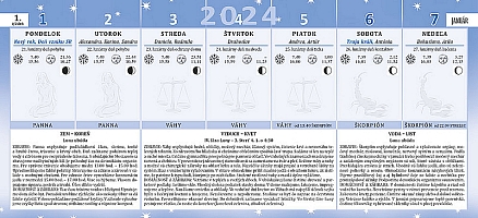 Stolový kalendár Lunárny 2024 1