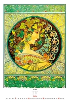 Kalendár Alfons Mucha 4