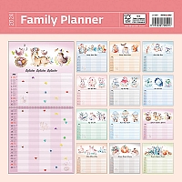 Kalendár Family Planner 14