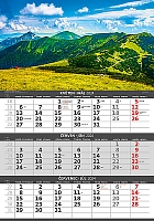 Trojmesačný kalendár Hory 6