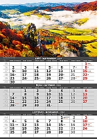 Trojmesačný kalendár Hory 10