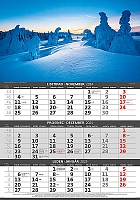 Trojmesačný kalendár Hory 12