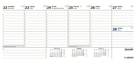 Plánovací kalendár 1