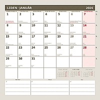 Plánovací kalendár 1