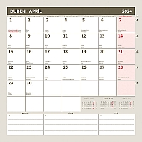 Plánovací kalendár 4