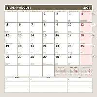 Plánovací kalendár 8