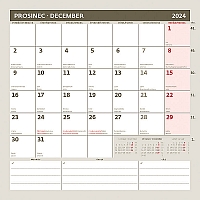 Plánovací kalendár 12