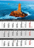 Trojmesačný kalendár Pobrežie 4
