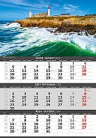 Trojmesačný kalendár Pobrežie 9