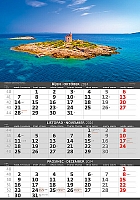 Trojmesačný kalendár Pobrežie 11