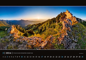 Kalendár Slovakia Panorama 3