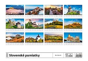 Kalendár Slovenské pamiatky 14