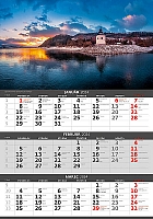 Kalendár Slovensko - trojmesačné 2