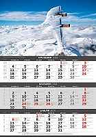 Kalendár Slovensko - trojmesačné 12