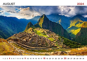 Kalendár World Wonders 8