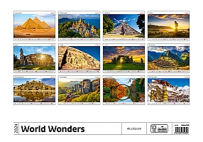 Kalendár World Wonders 14