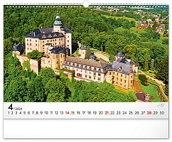 Nástenný kalendár Panorámy Česka 2024, 48 × 33 cm 4