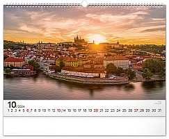 Nástenný kalendár Panorámy Česka 2024, 48 × 33 cm 10