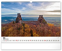 Nástenný kalendár Panorámy Česka 2024, 48 × 33 cm 11
