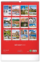 Nástenný kalendár Má vlasť CZ 2024, 33 × 46 cm 14