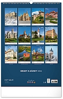 Nástenný kalendár Hrady a zámky CZ 2024, 33 × 46 cm 14