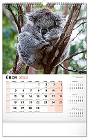 Nástenný kalendár Za zvieratami do zoo 2024, 33 × 46 cm 2