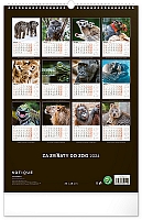 Nástenný kalendár Za zvieratami do zoo 2024, 33 × 46 cm 14