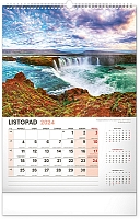 Nástenný kalendár Krajina 2024, 33 × 46 cm 11
