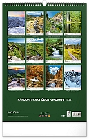 Nástenný kalendár Národné parky Čech a Moravy CZ 2024, 33 × 46 cm 14