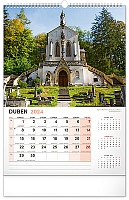 Nástenný kalendár Kostoly a pútnické miesta 2024, 33 × 46 cm 4
