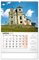 Nástenný kalendár Kostoly a pútnické miesta 2024, 33 × 46 cm 5