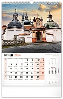 Nástenný kalendár Kostoly a pútnické miesta 2024, 33 × 46 cm 8