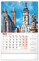 Nástenný kalendár Kostoly a pútnické miesta 2024, 33 × 46 cm 10