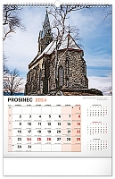 Nástenný kalendár Kostoly a pútnické miesta 2024, 33 × 46 cm 12