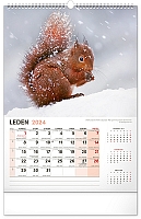 Nástenný kalendár Poľovnícky 2024, 33 × 46 cm 1