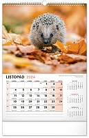 Nástenný kalendár Poľovnícky 2024, 33 × 46 cm 11