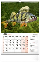 Nástenný kalendár Rybársky 2024, 33 × 46 cm 9