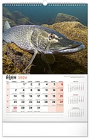 Nástenný kalendár Rybársky 2024, 33 × 46 cm 10