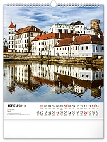 Nástenný kalendár Česká republika 2024, 30 × 34 cm 1