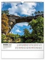 Nástenný kalendár Česká republika 2024, 30 × 34 cm 5
