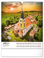 Nástenný kalendár Česká republika 2024, 30 × 34 cm 9
