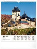Nástenný kalendár Česká republika 2024, 30 × 34 cm 10