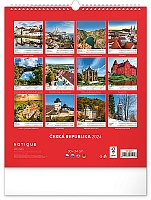 Nástenný kalendár Česká republika 2024, 30 × 34 cm 14