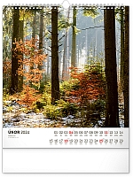 Nástenný kalendár Potulky českou krajinou CZ 2024, 30 × 34 cm 2