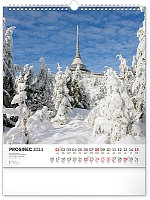 Nástenný kalendár Potulky českou krajinou CZ 2024, 30 × 34 cm 12
