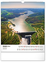 Nástenný kalendár Vodné kráľovstvo CZ 2024, 30 × 34 cm 2